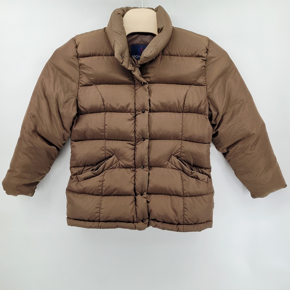 [READ]‎ Vintage Moncler Grenoble Down Puffer Jacket Coat Brown Womens Size 42